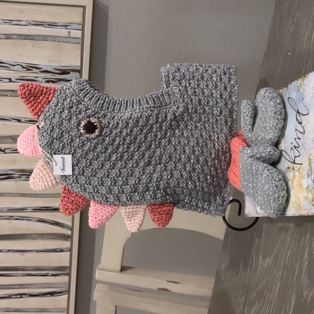 Dinosaur Beanie with Mittens